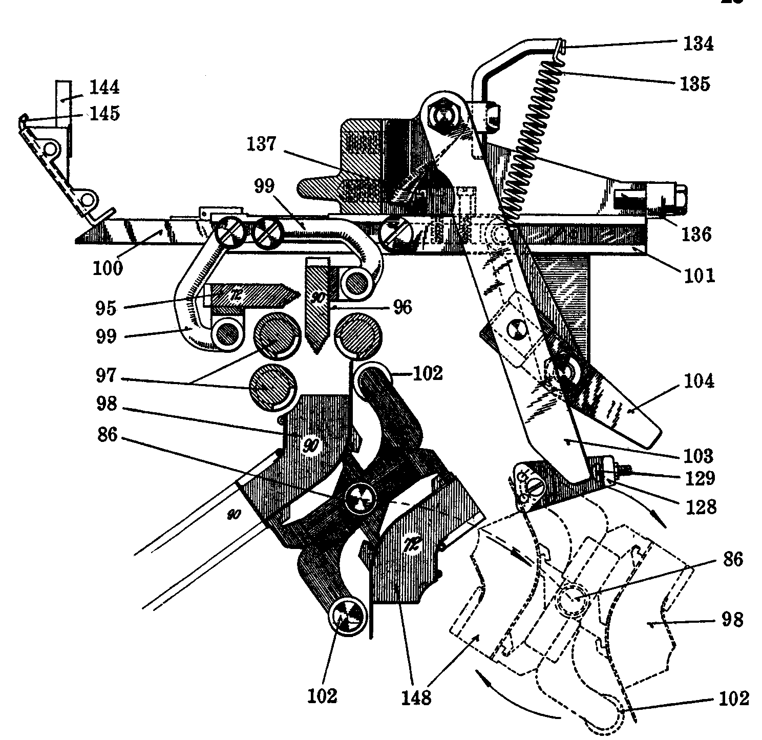 Line drawing of channel entrance