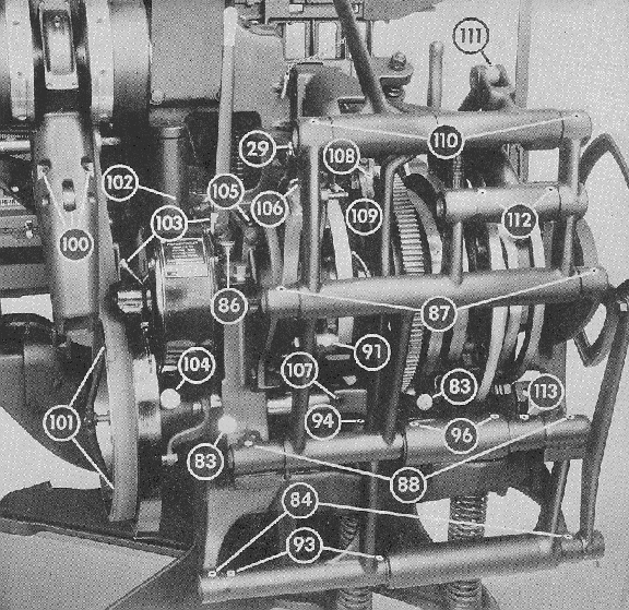 Lubrication points photo